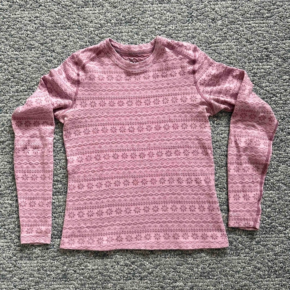 Merino wool thermal base layer long sleeve